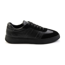 Bambi Siyah Siyah Leather Erkek Sneaker E01759101802 Siyah