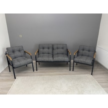 Modern Jüpiter Balkon, Bahçe, Cafe - Metal Kanepe Koltuk Takımı - 2+1+1 Antrasit Modernsh20 Antrasit Modern Jüpiter Balkon, Bahçe, Cafe - Metal Kanepe Koltuk Takımı - 2+1+1 Antrasit Modernsh20 Antrasit