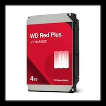 Wd Red Plus, Wd40efzz, 3.5", 4tb, 128mb, 5400 Rpm, 7/24 Güvenlik-nas-server, Hdd