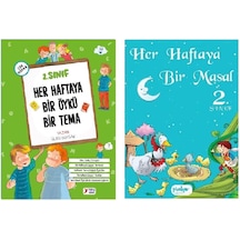 Yuva 2. Sınıf Her Haftaya Bir Öykü Bir Tema + Her Haftaya Bir Masal 2 Kitap