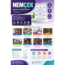 Nemçek Nem Alıcı Rutubet Giderici Küf Önleyici Koku Giderici Korozyon Önleyici 2500 Gr 10 Paket