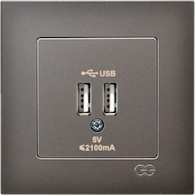 Mocha 2 Usb Çıkışlı 5v Şarj Prizi İle Modern Elektrik Çözümü