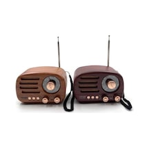 Bay Ahşap Retro Radyo Najmaddin Standart