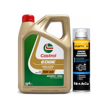 Castrol Edge DPF Motor Yağı 5W-40 4 L + Klima Bombası 200 ML