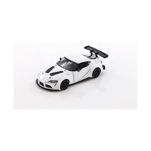Kinsmart Toyota Gr Supra Racing Concept 1:36 Çek Bırak Model Araba - Beyaz