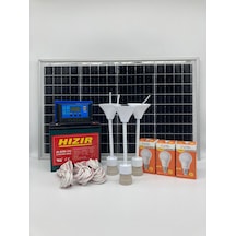 50 W Monokristal Panelli Güneş Enerji Seti Solar Aydınlatma N11.172