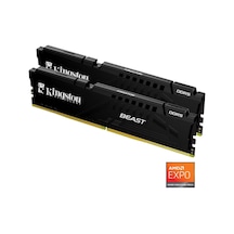 Kıngston 64gb 2x 32gb Ddr5 6000mhz Cl36 Dual Kıt Pc Ram Beast Expo Kf560c36bbek2-64tr