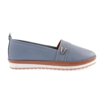 Dgn 805-d-22y Kadin Düz Yan V Toka Comfort Ayakkabi 805-D-2135-R7908 Kot