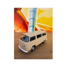 Volkswagen Otobüs T2 Diecast Model Araba Volkswagen Minibüs Krem