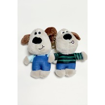 Köpek Peluş Anahtarlık-renkli N145