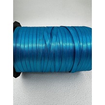 Paşateks 6 Mm Saten Kurdela-10 Metre- Mavi