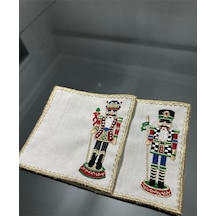 Nutcrackers Kurşun Asker Kokteyl Peçete 2 Li Çok Renkli