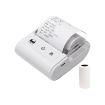 Yunboo Beyaz Jk-5803p 57mm Taşınabilir Termal Fiş Yazıcı - Usb+bluetooth Bağlantı, 2600mah Batarya, 1 Adet Kağıt İle