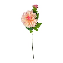 Yapay Çiçek Krizantem Pembe Tek Dal Tomurcuklu 65 17cm Kumaş Çiçek Uzun Dal