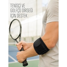 Trendexa Mey İthalat Ayarlanabilir Epikondilit Bandı Tenis Golf Ve Sporcu Dirsek Desteği