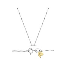 Brezza Lusso Jewelry  925 Ayar Gümüş Lusso İtaly Kadın Kolye Küp Zincir 45 CM 45 CM