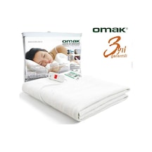 Omak Çift Kişilik Elektrikli Battaniye Çift Tek Kişilik Seçenekli 120X150 Çift Kişilik