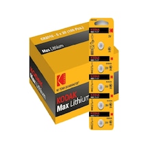 Kodak 100 Adet Cr2016 Max Lityum Para Pil