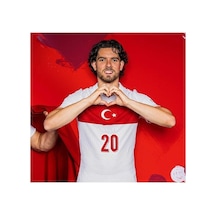 Türkiye Euro 2024 Ferdi Kadıoğlu Iç Saha Forması White Çok Renkli