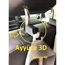 Ayyüce 3d, Mercedes Vito Koltuk Kafalığı Askı Aparatı,1x,siyah