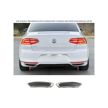 Ebal Otomotiv VW Passat B8 Krom Egzoz Görünümlü Difüzör 2015-2019 P.Çelik
