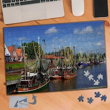 Çöldeki Akan Sular, Taşlar 240 Parça Puzzle Yapboz Tablo-659