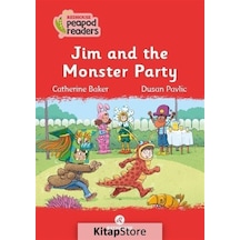 Jim and the Monster Party - Redhouse Peapod Readers - Catherine Baker - Redhouse Yayınları