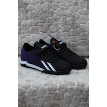 Kinetix Enta Tf Siyah Mor Çim Saha Halı Saha Erkek Çocuk Futbol Ayakkabı 001