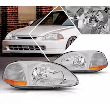 Honda Civic 1996-1998 E.k Kasa Krom Usdm Ön Far