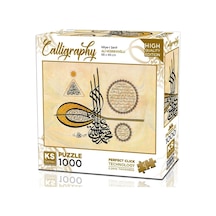 Ks Games 1000 Parça Hilye-i Şerif Kaligrafi Puzzle - Ali Hüsrevoğlu