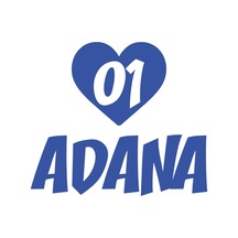 Kalpli 01 Adana Araba Sticker 17x17 Cm Mavi