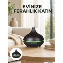 Hubrendy Tekno 7 Renk Işıklı Ultrasonik Hava Difüzörü Sessiz Ve Güvenli Kullanım Yeni Nesil