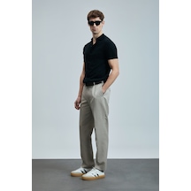 Lufian Hector Erkek Modal Karışımlı Kazak Siyah Siyah 111090132100100 Siyah