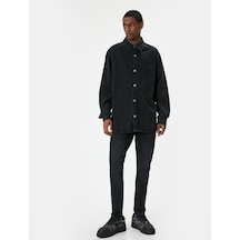 Koton Super Skinny Fit Kot Pantolon - Justin Jean Siyah 4sam40022ıd Siyah
