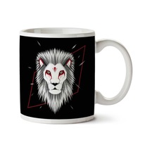 Graphic Design Jungle Lion İki Tarafı Baskılı Kupa Bardak