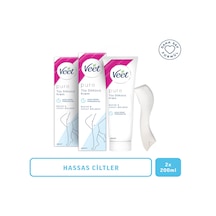 Veet Pure Hassas Ciltler Tüy Dökücü Krem 2 x 200 ML