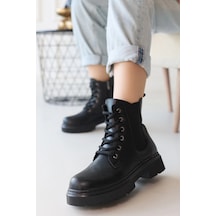 Biçomi Daum Siyah Cilt Bağcıklı Bot Çok Renkli