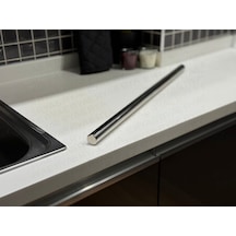 Paslanmaz Oklava 60cm Yapışmaz, Kolay Temizlenir Hamur Ve Yufka Açma Pratik