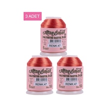 3 Adet Altınbaşak Oya Ve Dantel İpi 20 Gr - Royaleks - No: 047 Çok Renkli