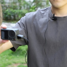 Djı Pocket 3 / Action 4/3/2 Sunnylife Mc490 Yaka Mikrofon Hareket Kamera Kayıt Buğday İçin