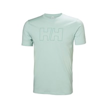 Helly Hansen Hh Tech Logo T-shırt Hha.63165lagoon Yeşil