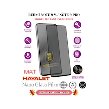 Redmi Note 9s/9 Pro Tam Uyumlu Mat Privacy Esnek Nano Ekran Koruyucu Film