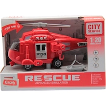 Ctoy Sesli Ve Pilli Kurtarma Helikopter 1:20
