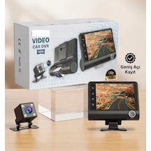 4.0" Tft Ekran 150 Geniş Açılı Lens 3'lü Araç Kamerası Gece Çekimi Türkçe Menü