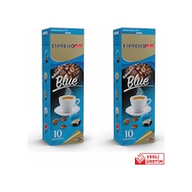 Espressomm® Tchibo Cafissimo Makineleri İle Uyumlu Blue Kafeinsiz Kapsül Kahve 2 x 10'lu
