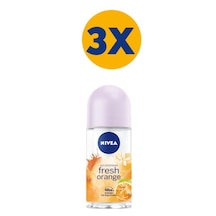 Nivea Fresh Orange 48 Saat Kadın Roll-On Deodorant 3 x 50 ML