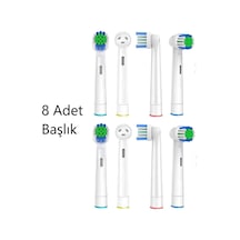 Ultra Sensitive Pro Oral B Yetişkin Şarjlı Diş Fırçası Yedek Başlığı 8 Adet Yumuşak Başlık