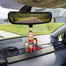 Anne Ve Kızları Super Hero Araba Dikiz Ayna Süsü