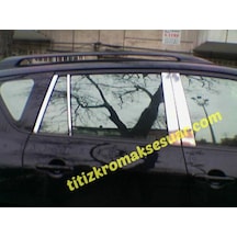 Toyota Uyumlu Rav 4 - 2007-2012 Krom Kapı Direği Aksesuarı 6 Parça P....