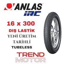 16 X 300 Tubeless Dış Lastik Elektrikli Bisiklet - Anlaş